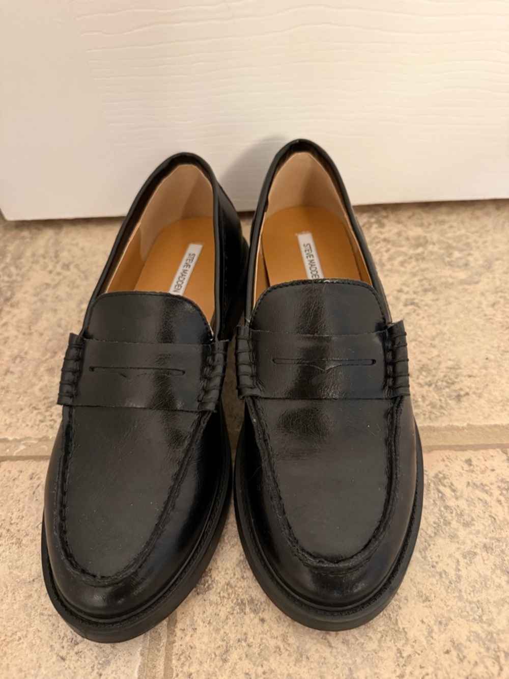 Steve Madden Madison Loafers - Black Size 7